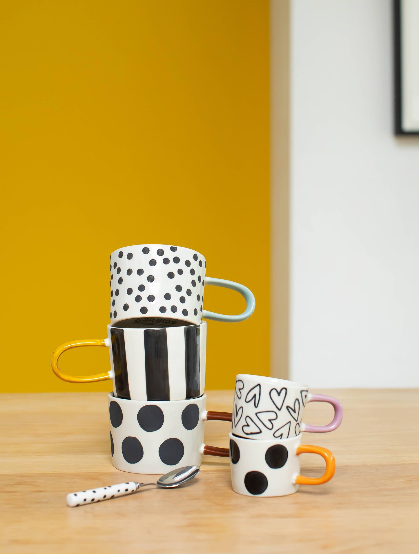 Mug à Rayures Larges Monochromes - Caroline Gardner