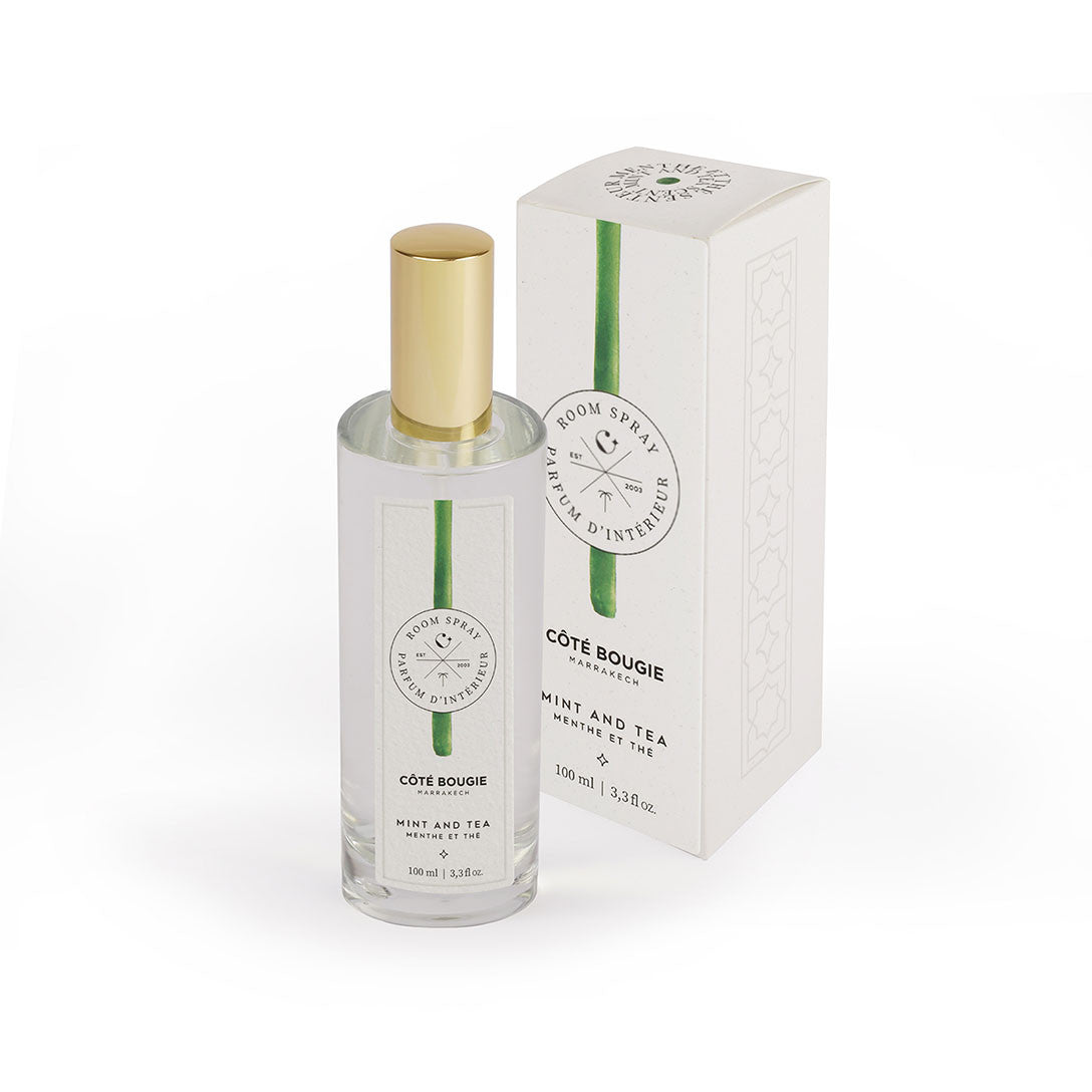 Spray d'Ambiance Parfumée Menthe & Thé 100 ml - Côté Bougie