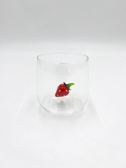 Verre à Eau avec Détails 3D Soufflé - Jacques Flamant