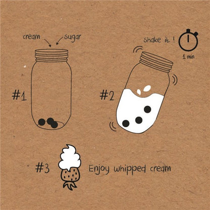 Shaker pour Chantilly Minute - Cookut