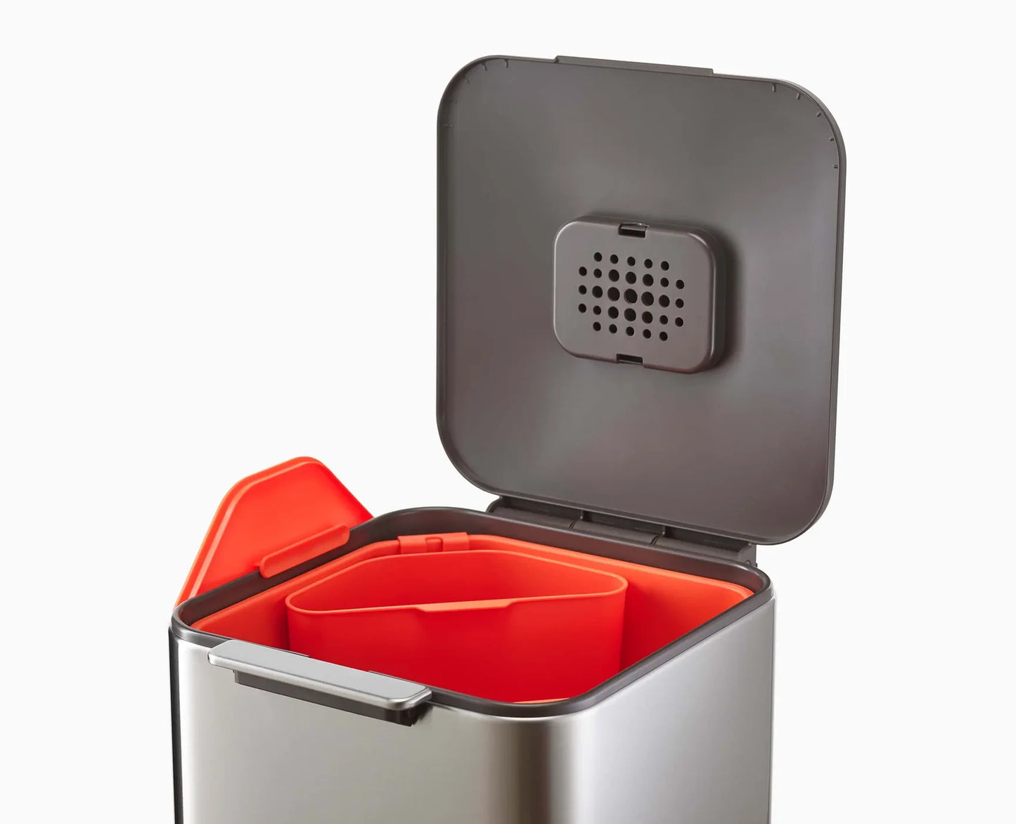 Poubelle de Tri Sélectif Totem 40 L. en Acier Inoxydable - Joseph Jospeh