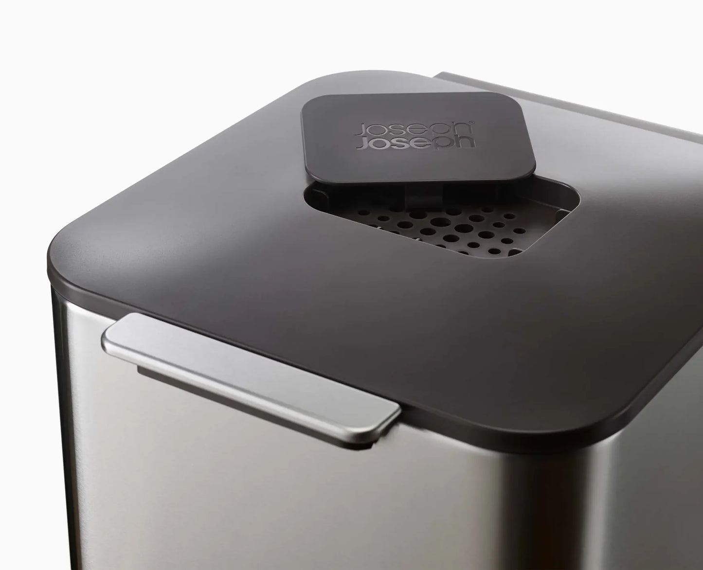 Poubelle de Tri Sélectif Totem 40 L. en Acier Inoxydable - Joseph Jospeh