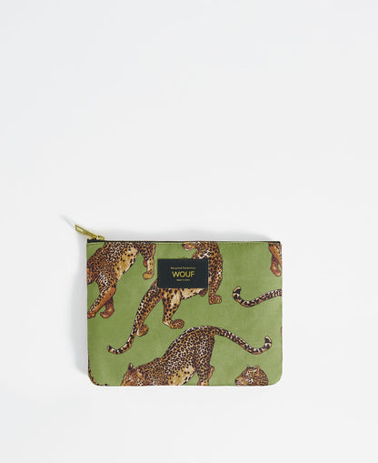 Pochette Olive Leopard - WOUF