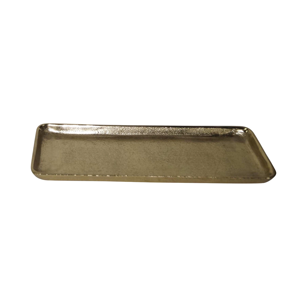 Plateau Rectangulaire en Métal Dorée Juliette - Opjet