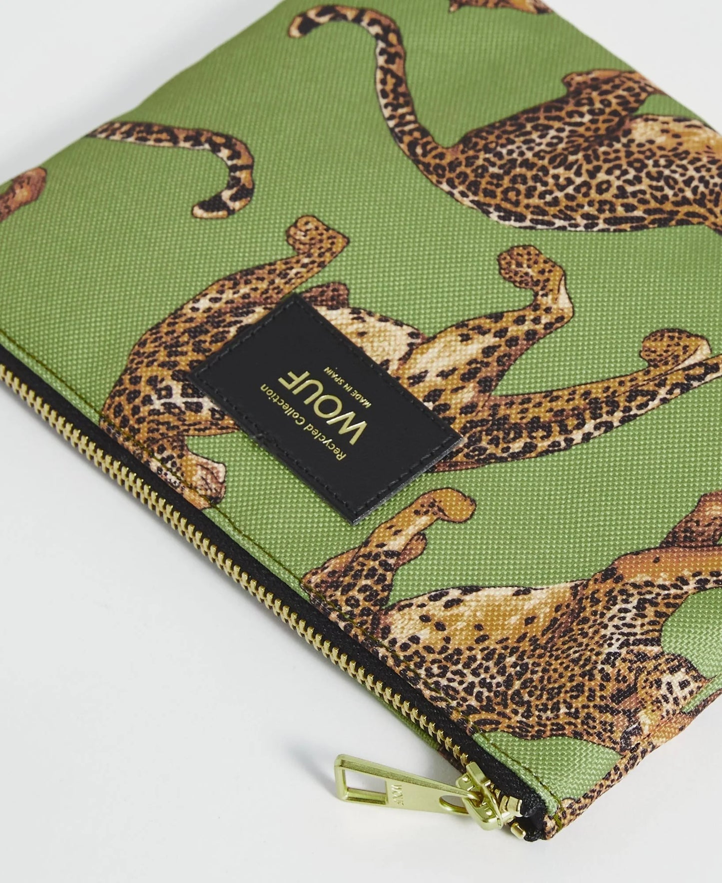 Pochette Olive Leopard - WOUF