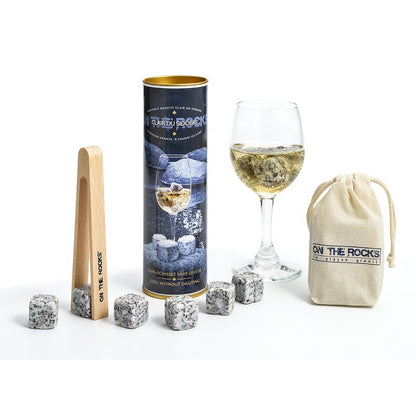 Coffret Glaçons en Granit & Pince, Rafraîchir sans Diluer - On The Rock