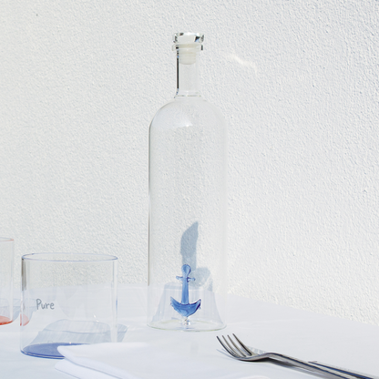 Bouteille en Verre Borosilicate avec Décor Maritime - WD LifeStyle