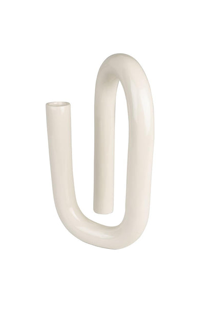 Bougeoir Tubo Beige L ou S - Zuiver