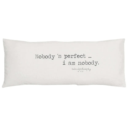 Coussin à Message Nobody - Bedandphilosphy