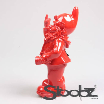 GNOME FUCK YOU SOLAIRE ROUGE 14X16X31 CM