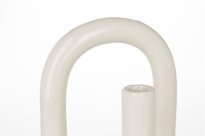 Bougeoir Tubo Beige L ou S - Zuiver