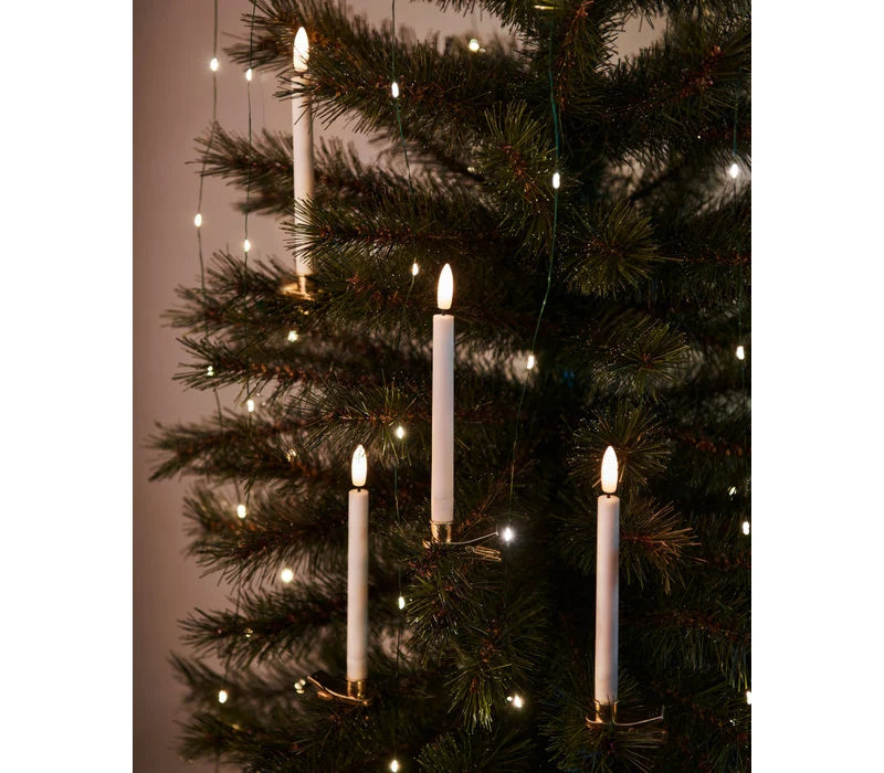 Lot de 10 Bougies LED pour Sapin - Sirius