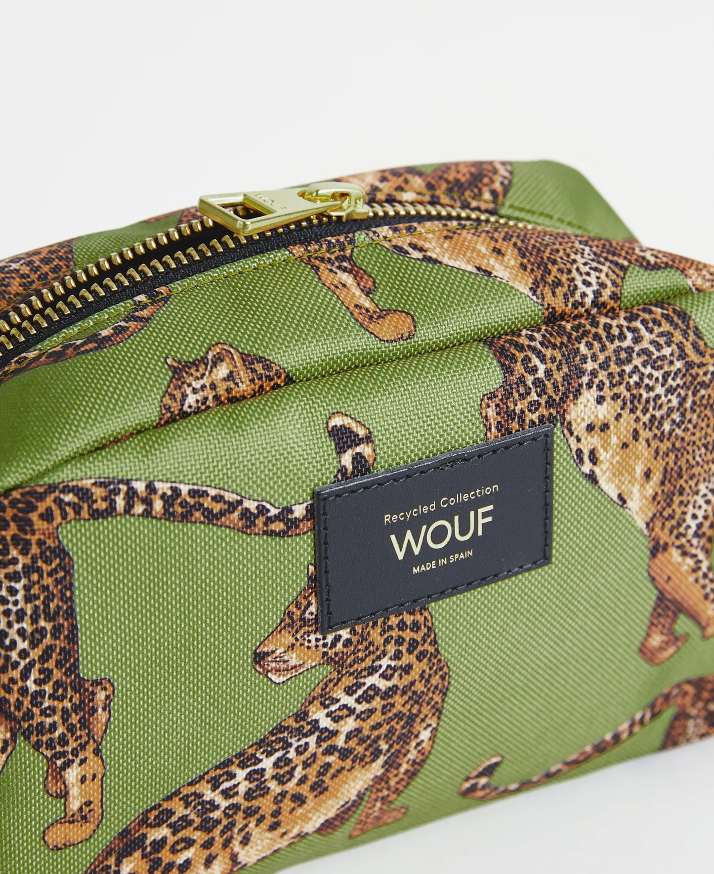 Trousse de Toilette Olive Leopard - WOUF