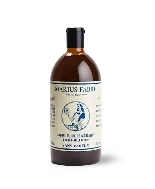 Savon Liquide de Marseille 1L (Parfumé ou Non Parfumé) - Marius Fabre