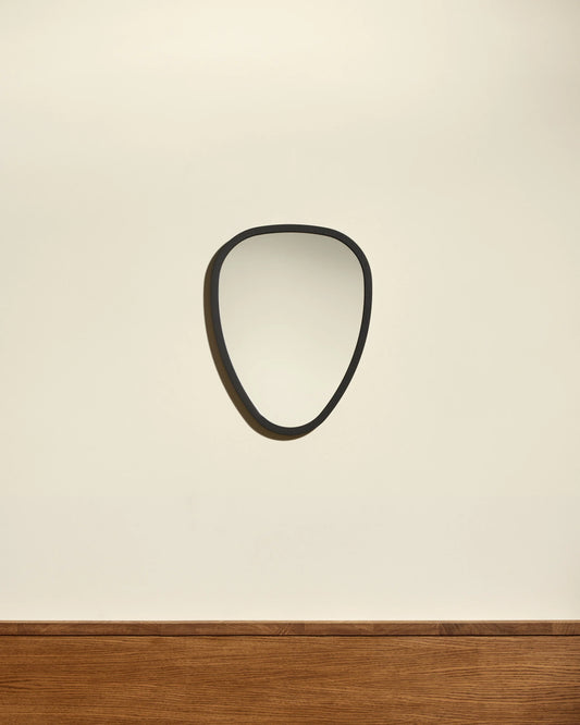 Miroir Ovo en Chêne Noir 50x38 cm - Maison Sarah Lavoine
