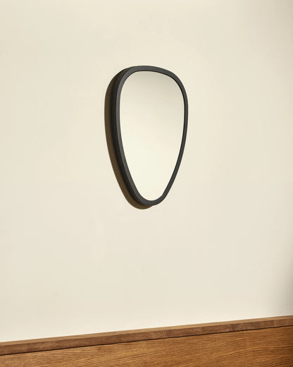 Miroir Ovo en Chêne Noir 50x38 cm - Maison Sarah Lavoine