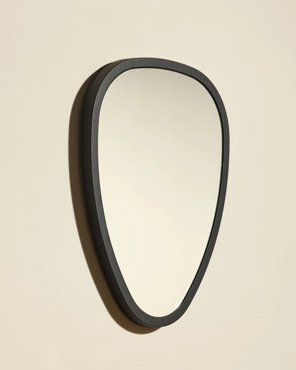 Miroir Ovo en Chêne Noir 50x38 cm - Maison Sarah Lavoine