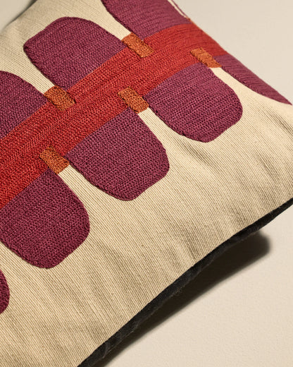 Coussin Cadence en Coton & Laine 30x50cm - Maison Sarah Lavoine