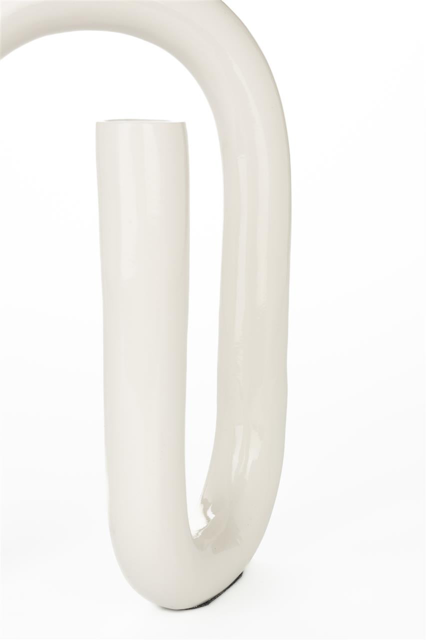 Bougeoir Tubo Beige L ou S - Zuiver