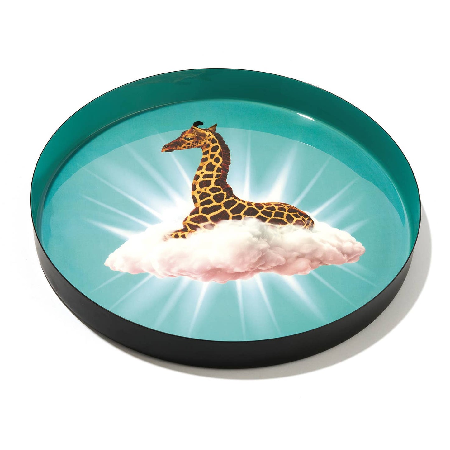 Plateau en Fer Rond Celestine D.33 cm - Gangzaï