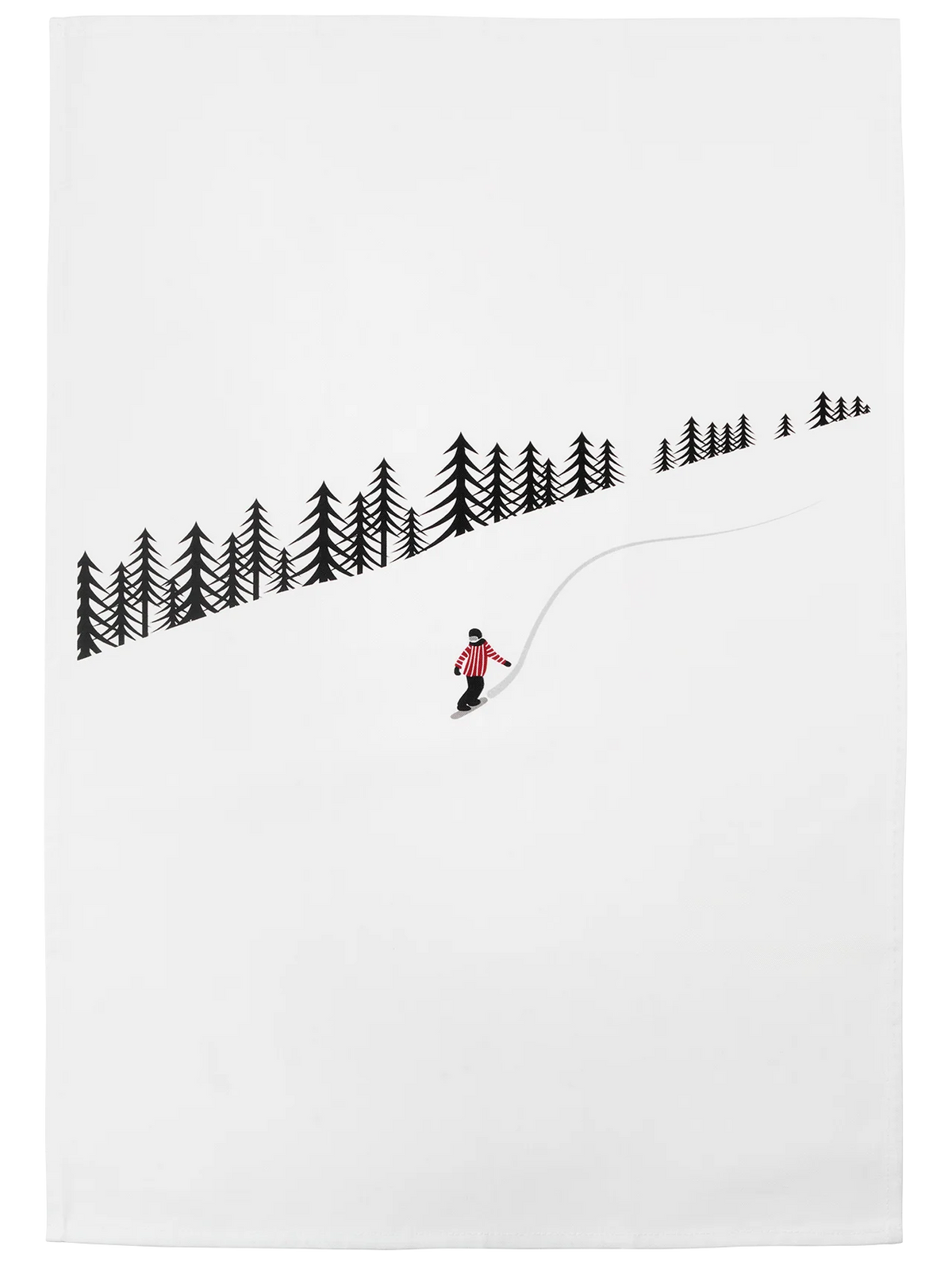 Torchon en Coton, Thème d'Hiver 70x49 cm - Asa