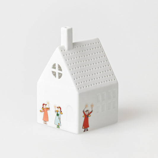 Photophore LED Maison des 3 Bonnes Fées en Porcelaine - Räder
