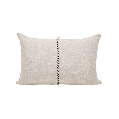 Coussin Espresso en Coton Flammé 40x60 - Bedandphilosophy