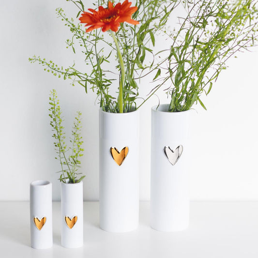 Lot de 2 Mini Vases en Porcelaine LOVE - Räder