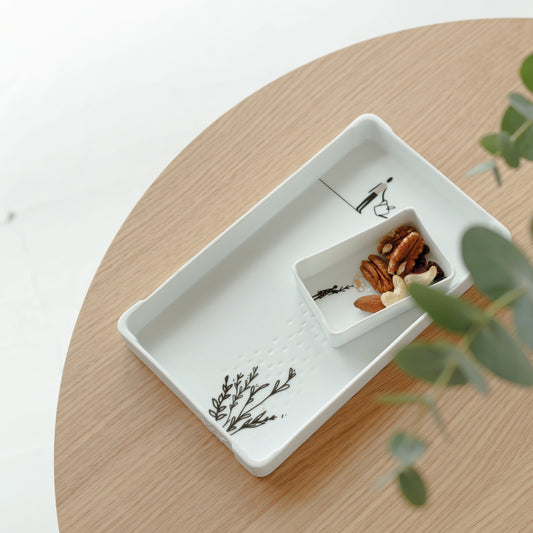 Vide-Poches en Porcelaine Fleur - Räder