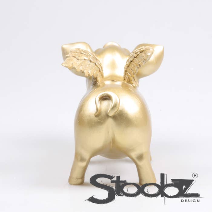 TIRELIRE COCHON AILÉ STOOBZ 14X25X15 CM | TIRELIRE |