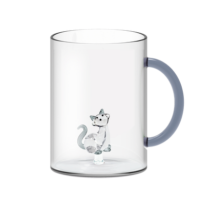 Mug Animaux en Verre Borosilicate - WD Lifestyle