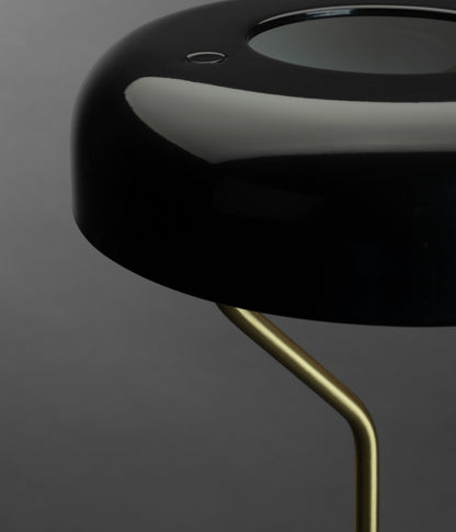 Lampe de Table Eclipse Noire et Dorée - DutchBone