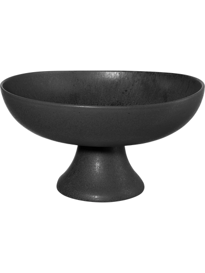 Coupe/Coupelle sur Pied en Grès Noir - ASA