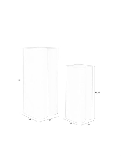 Set de 2 Supports pour Plantes - Zuiver