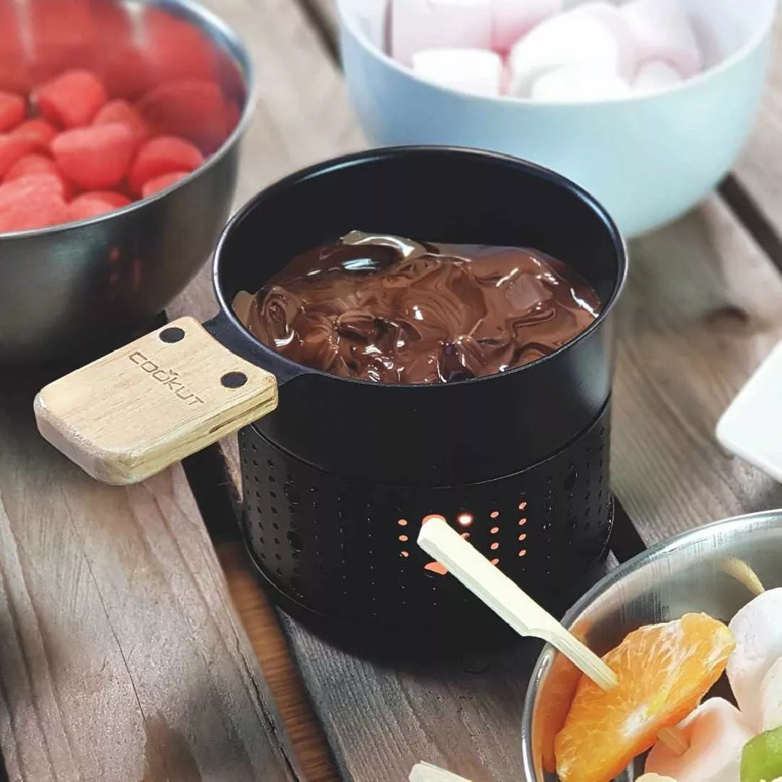 Fondue au chocolat à la bougie - Cookut