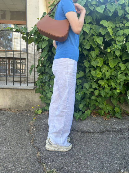 MARGARET - Sac à épaule en cuir véritable
