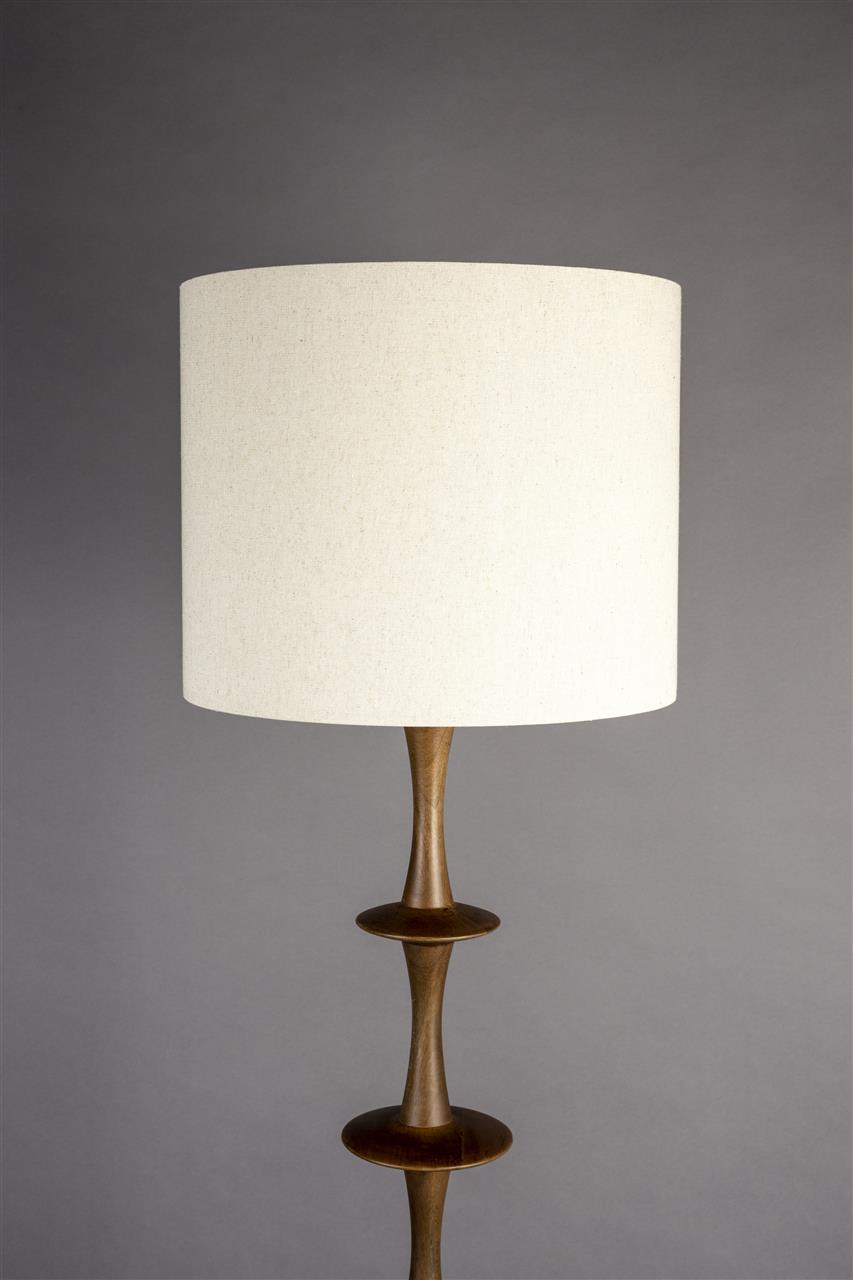 Lampadaire Disques Cath en Manguier Massif - DutchBone