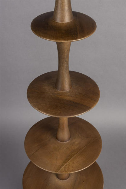 Lampadaire Disques Cath en Manguier Massif - DutchBone