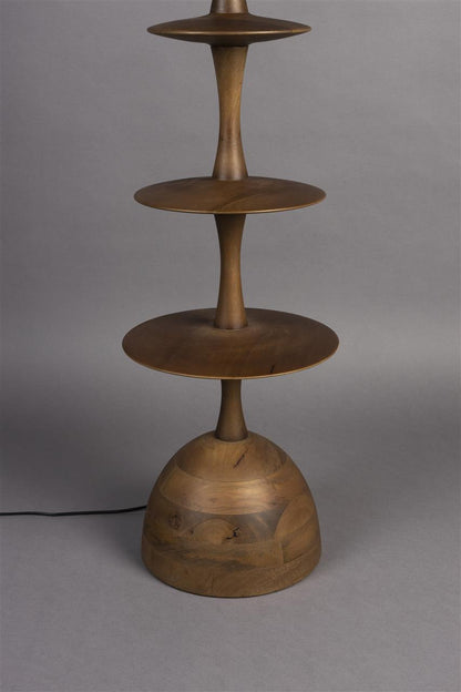Lampadaire Disques Cath en Manguier Massif - DutchBone
