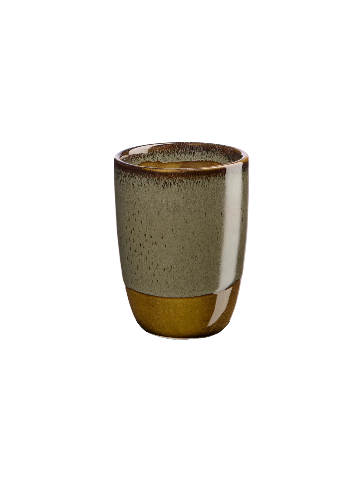 Set de 4 Tasses à Café en Grès Bi-Colore - Asa
