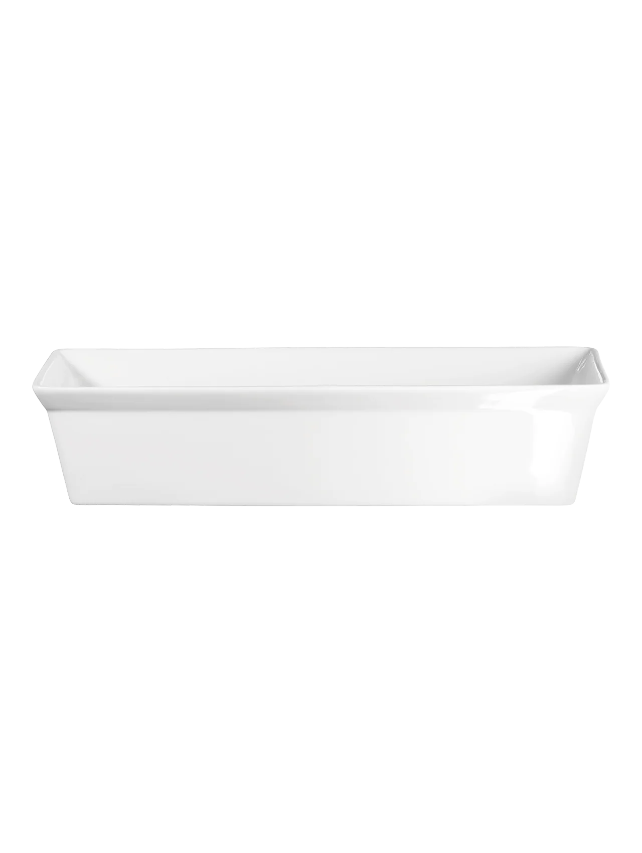 Grand Plat à Gratin en Porcelaine Blanche 27x17 cm - Asa