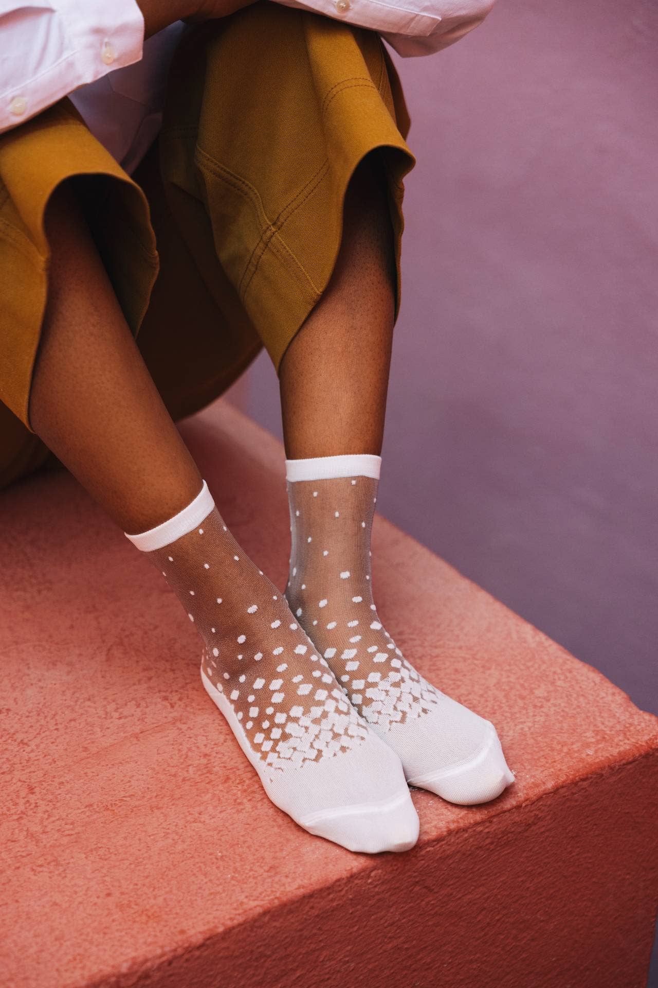 Paire de Chaussettes Nakameguro (Denim, Noir, Or, Silver) - Atelier Saint Eustache