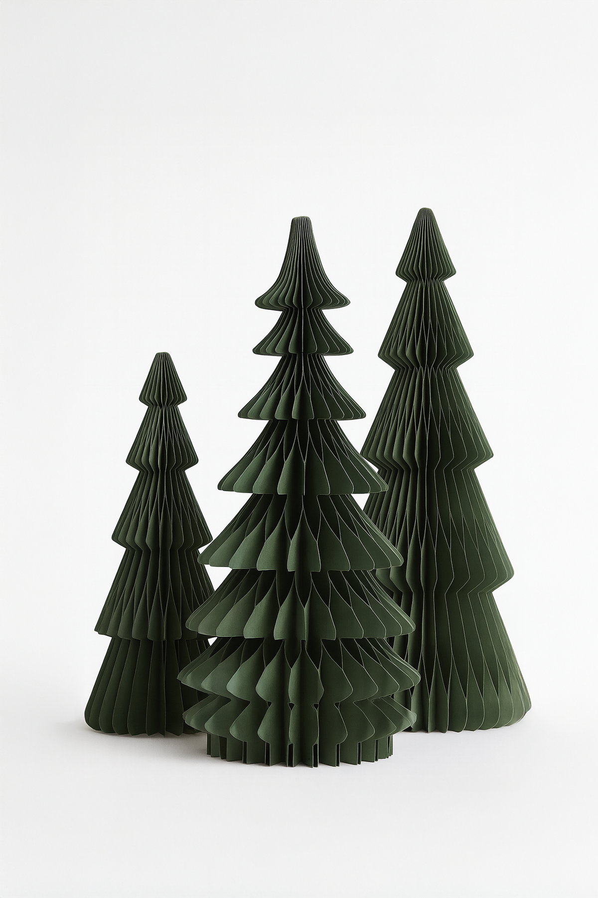 Arbre de Noël en Papier Élégant XL Freya H.50 cm/H.60cm - Papurism
