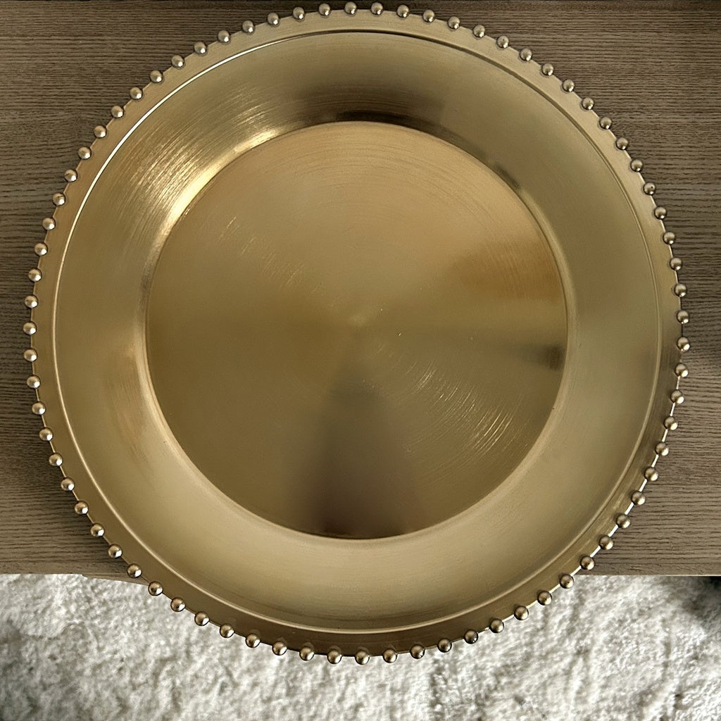 Set de 6 Dessous d'Assiette Perlé D.33 cm - Opjet