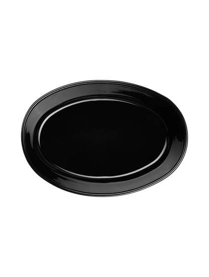 Plat à Gratin Ovale en Grès Noir - Asa