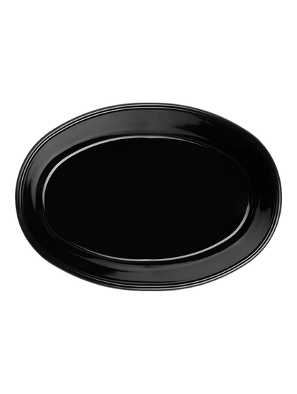 Plat à Gratin Ovale en Grès Noir - Asa