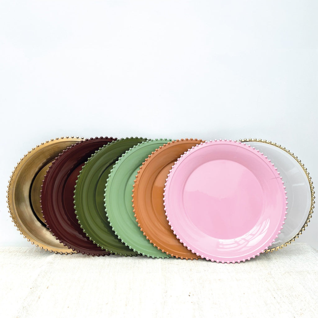 Set de 6 Dessous d'Assiette Perlé D.33 cm - Opjet
