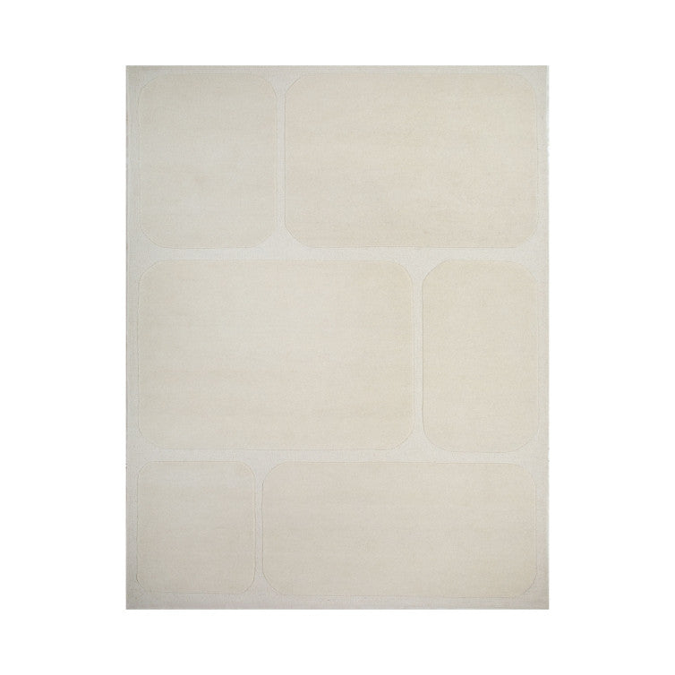 Tapis Terra en Laine 160x230 cm Écru - Idaho Éditions