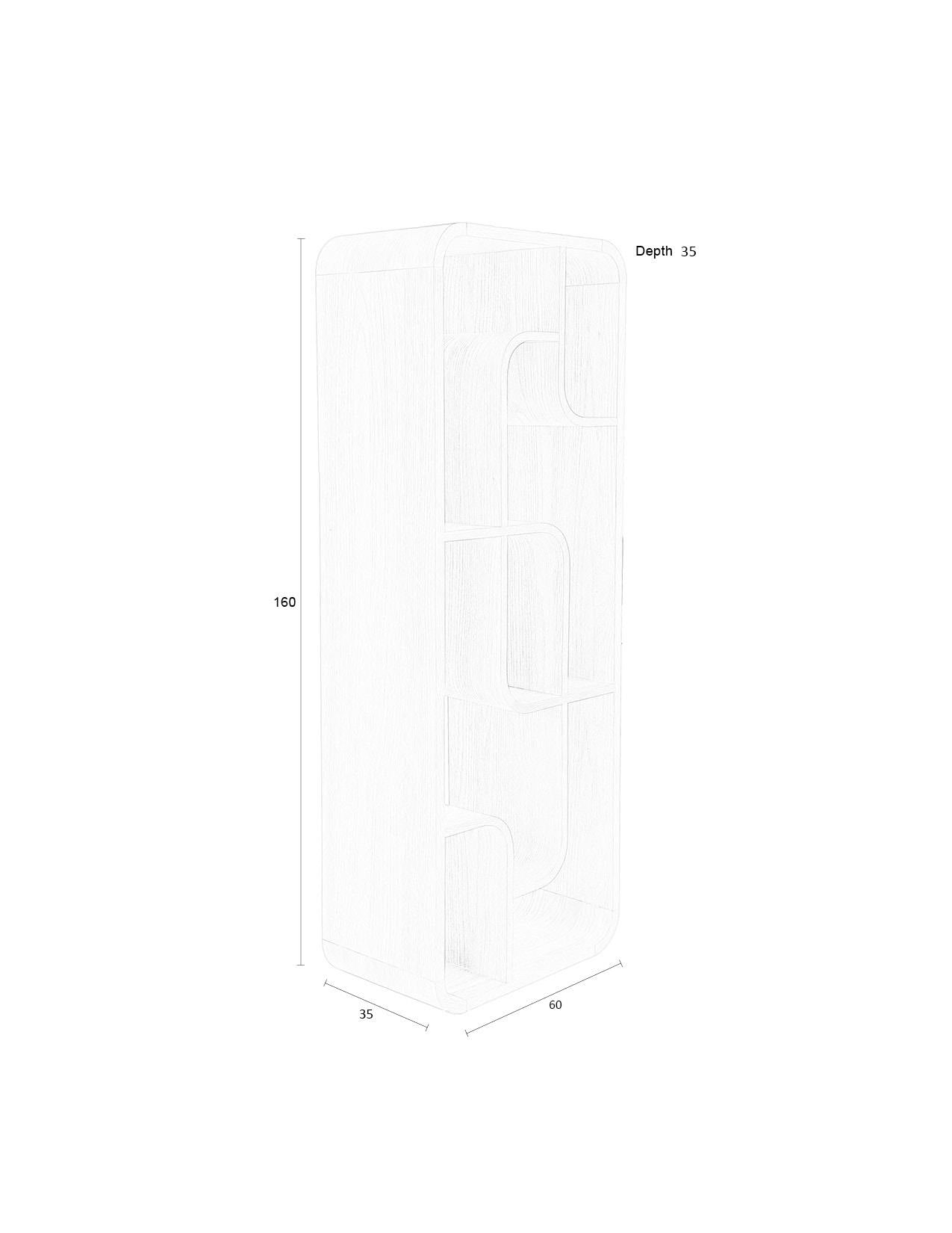 Étagère Seven Beige ou Bois Naturel - Zuiver