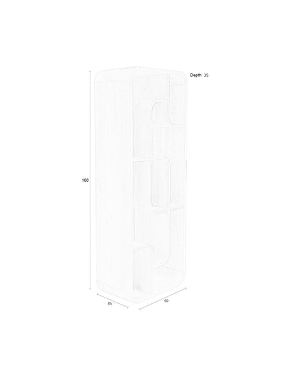 Étagère Seven Beige ou Bois Naturel - Zuiver